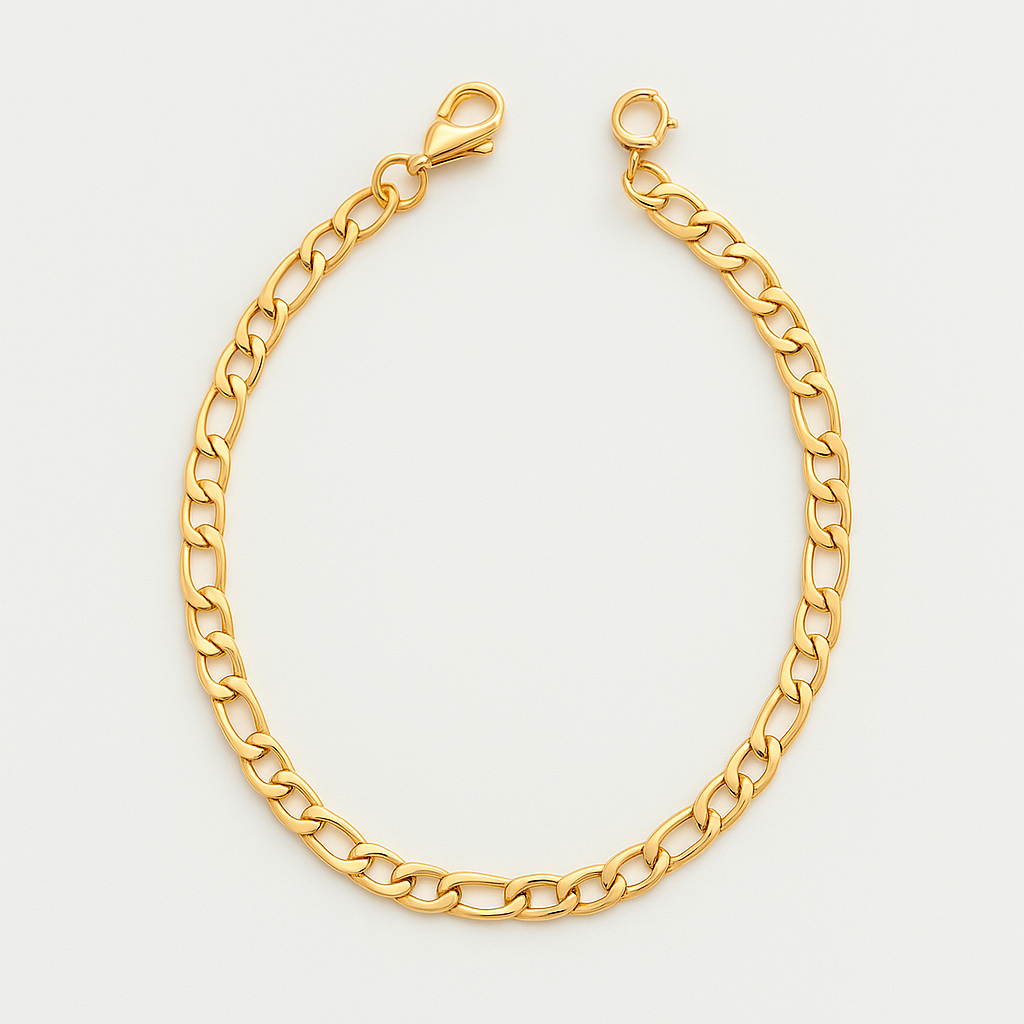 2x1 Cadena cubana de Hombre + Pulsera cubana 18k🎁