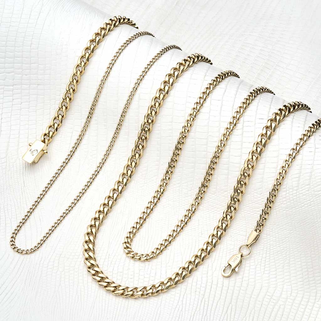 2x1 Cadena cubana de Hombre + Pulsera cubana 18k🎁