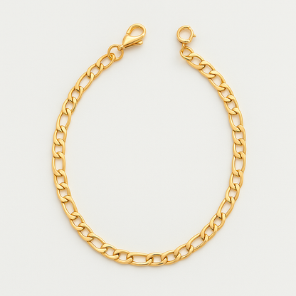 2x1 Cadena cubana de Hombre + Pulsera cubana 18k🎁